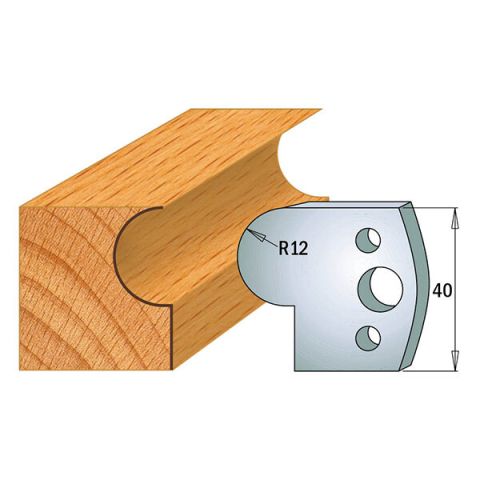 Suojaterä/lasturajoitin UNI 38x4  Nr 058,  1 pari,