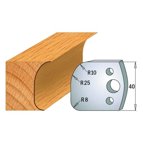 Suojaterä/lasturajoitin UNI 38x4  Nr 062,  1 pari,