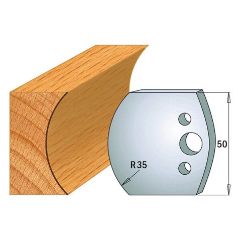 Suojaterä/lasturajoitin UNI 48x4  Nr 545,  1 pari,