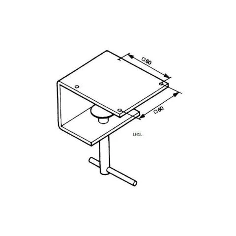 Työvalaisimen kiinnike, C-C