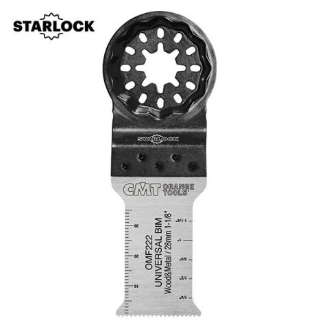 Monitoimityökalun terä BIM 8% Co, puulle/metallille, 18TPI Starlock