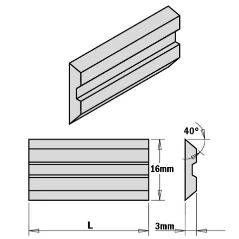 Kääntöterä Centrolock®-tuotteille, HPS®, CMT