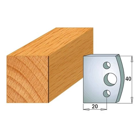 Suojaterä/lasturajoitin UNI suora 38x4  Nr 000,  1 pari,