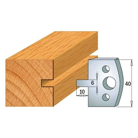 Suojaterä/lasturajoitin UNI 38x4  Nr 016,  1 pari,
