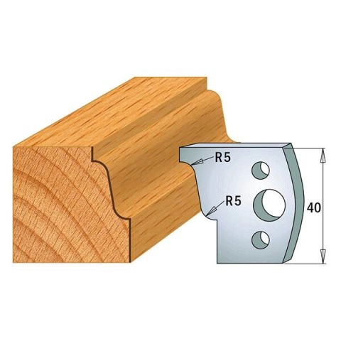 Suojaterä/lasturajoitin UNI 38x4  Nr 031,  1 pari,