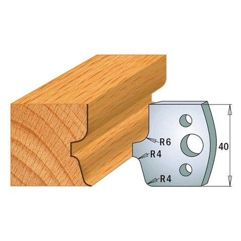 Suojaterä/lasturajoitin UNI 38x4  Nr 041,  1 pari,