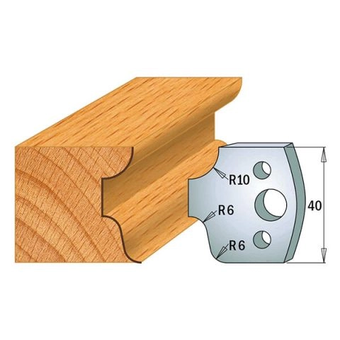 Suojaterä/lasturajoitin UNI 38x4  Nr 045,  1 pari,