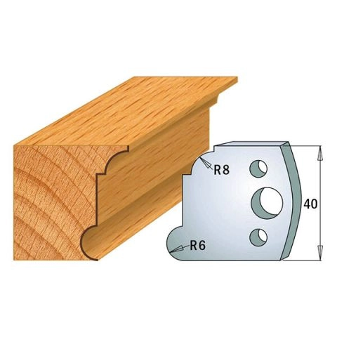 Suojaterä/lasturajoitin UNI 38x4  Nr 053,  1 pari,