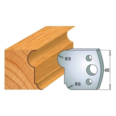 Suojaterä/lasturajoitin UNI 38x4  Nr 055,  1 pari,