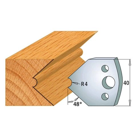 Suojaterä/lasturajoitin UNI 38x4  Nr 080,  1 pari,