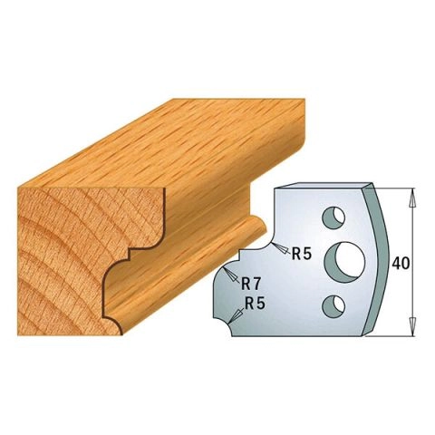 Suojaterä/lasturajoitin UNI 38x4  Nr 082,  1 pari,