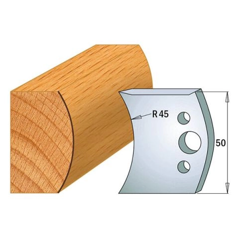 Suojaterä/lasturajoitin UNI 48x4  Nr 556,  1 pari,